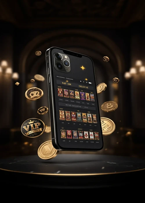 Écran d'accueil Golden Crown présentant la sélection de jeux premium